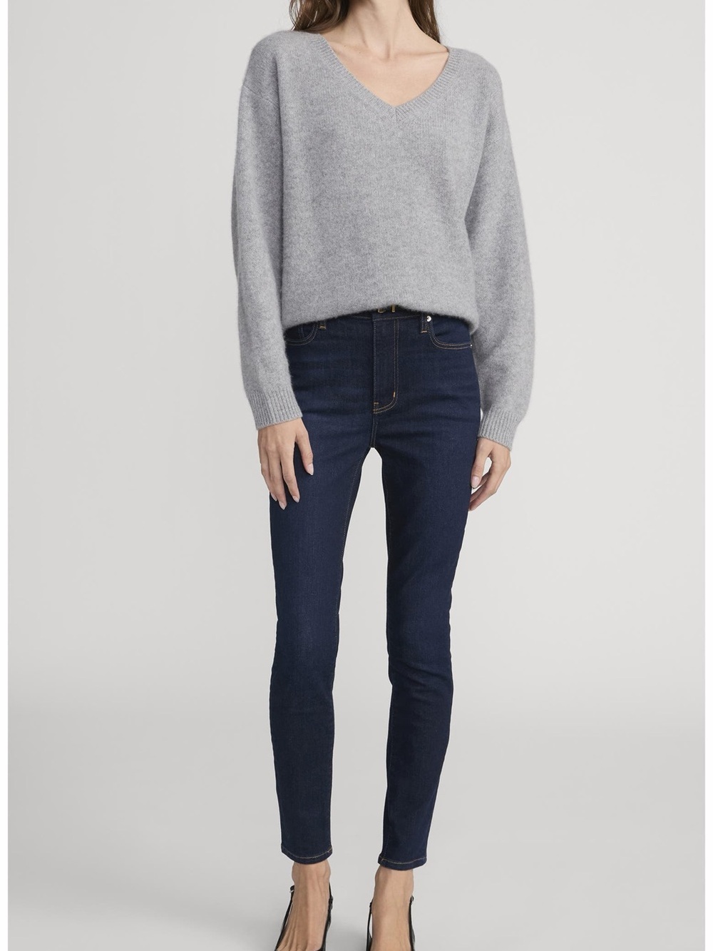 FRAME Le High Skinny Jeans 30 Dark Wash